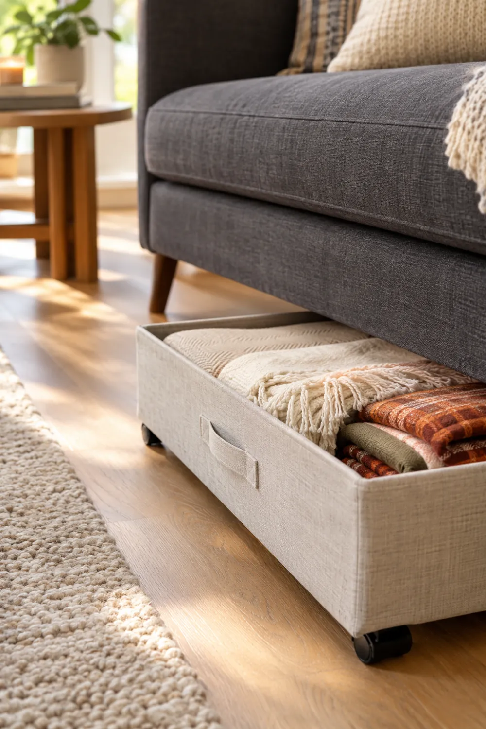 Under-Sofa Bins