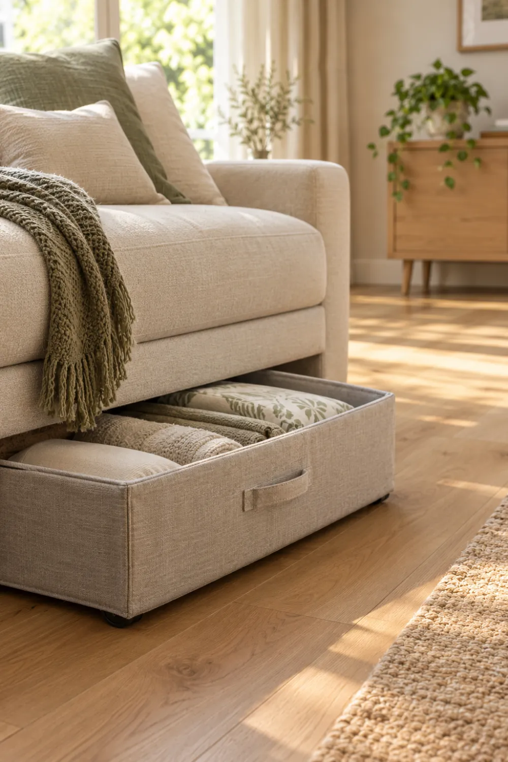 Under-Sofa Bins