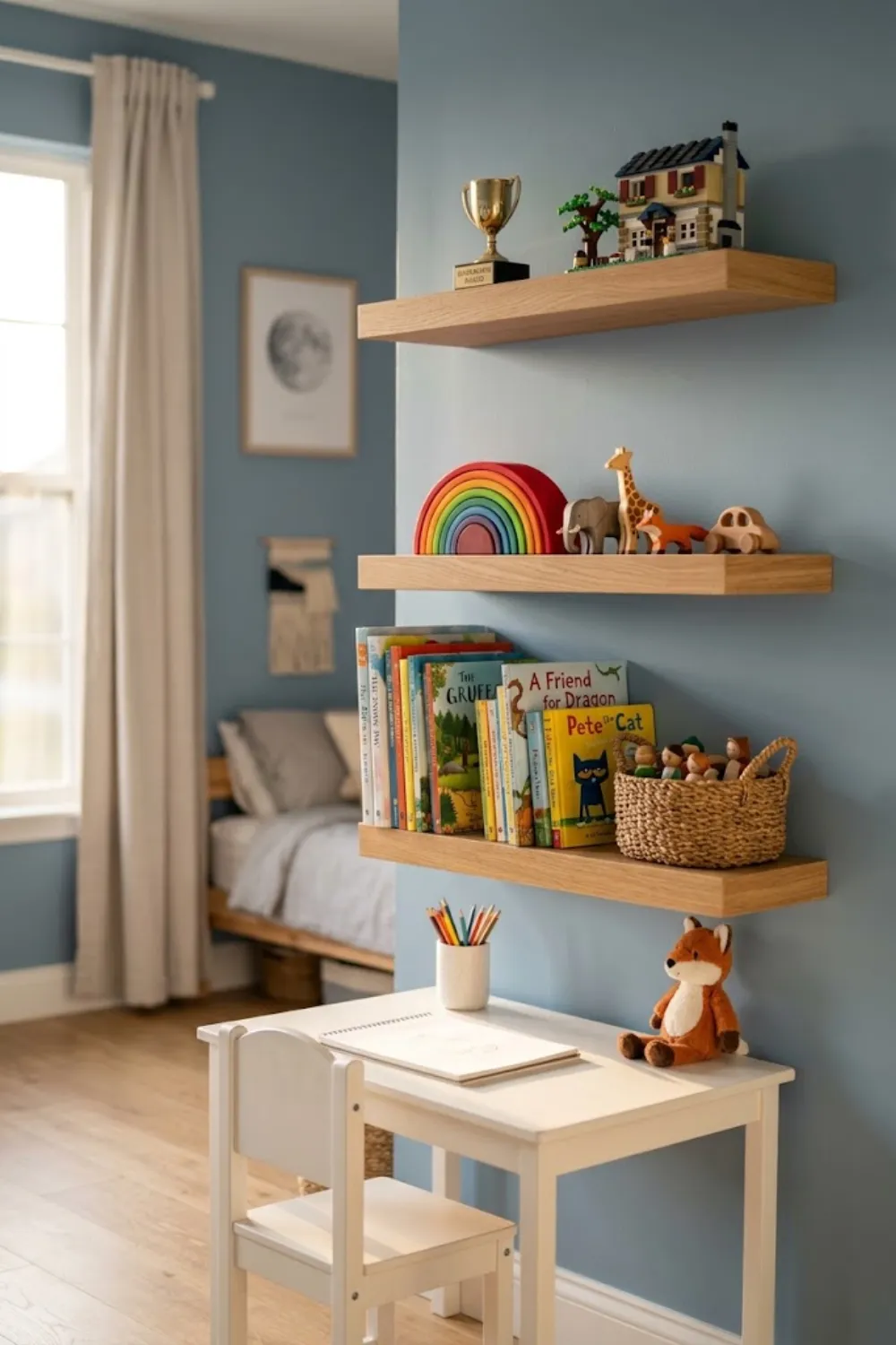 Vertical Wall Shelves