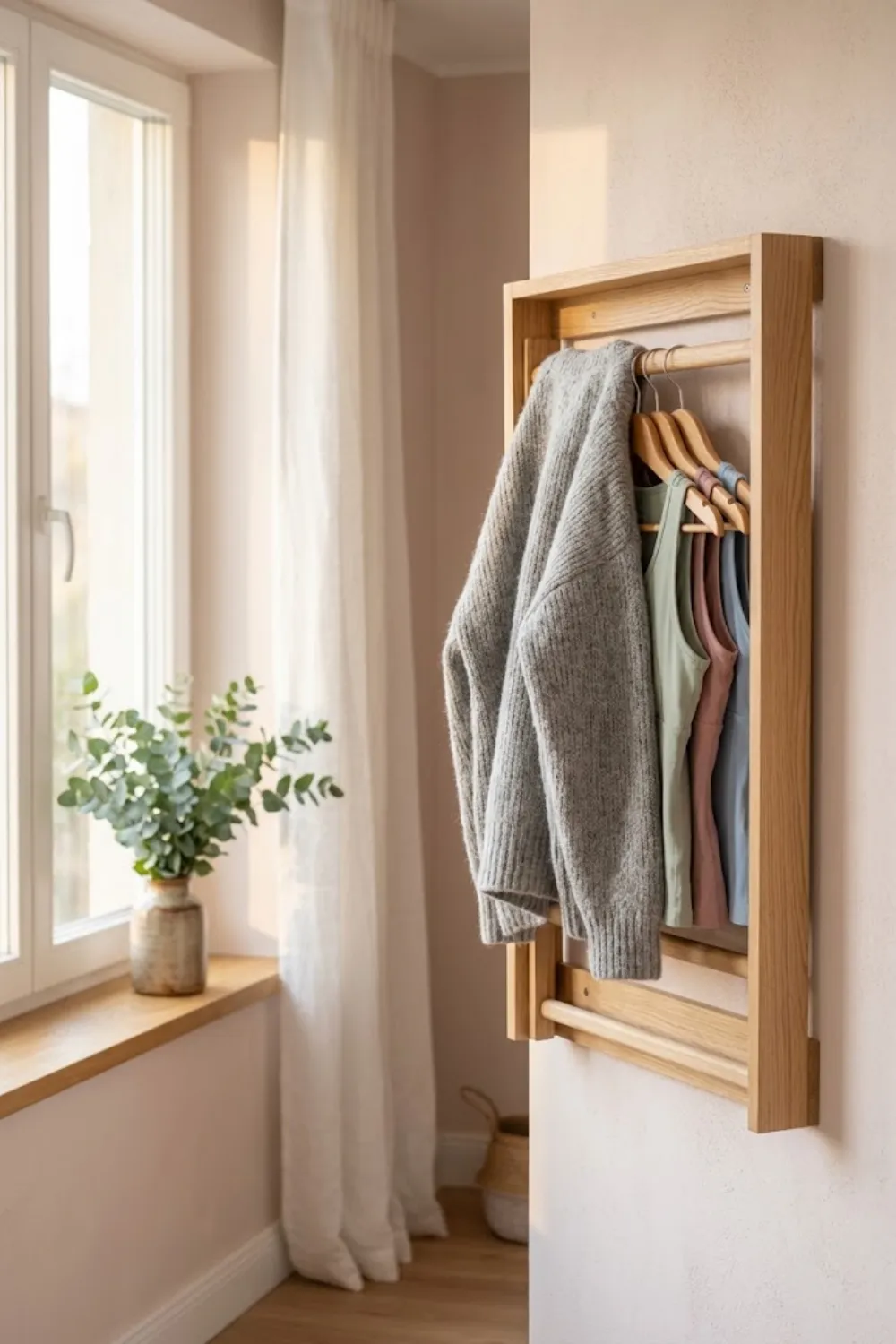 Wall-Mounted Drying Rack