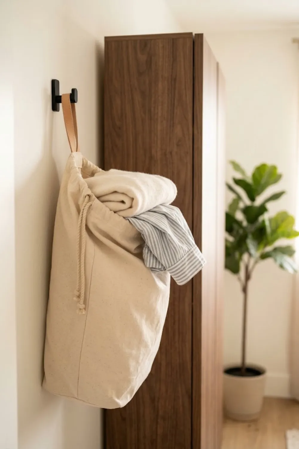 Wall-Mounted Hamper Bag