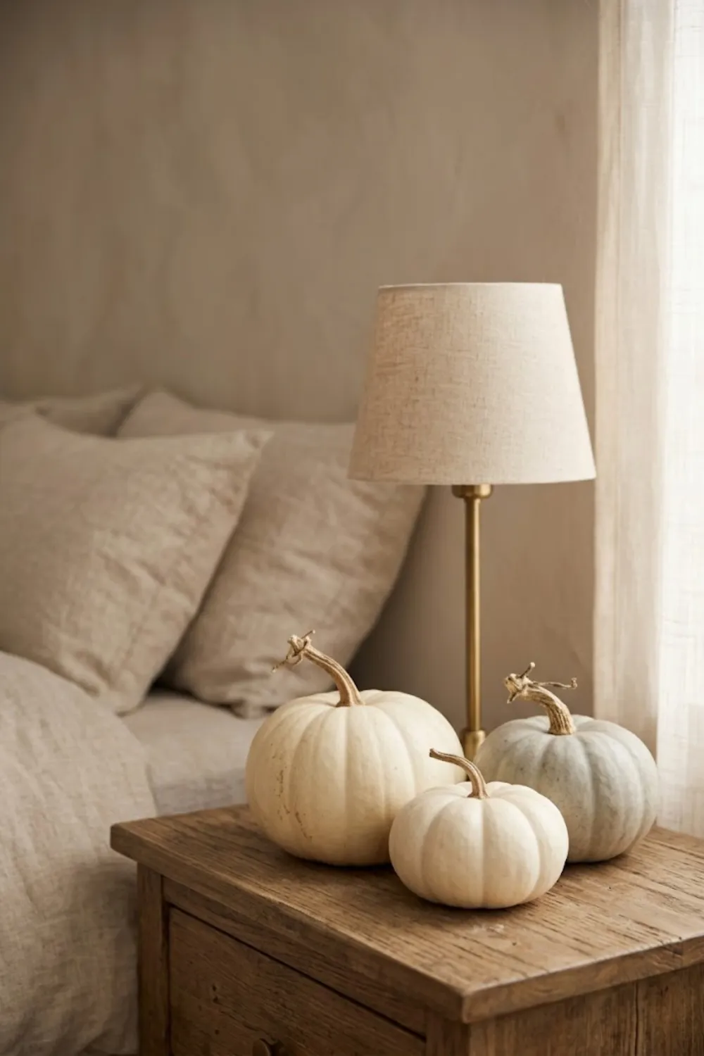 White Pumpkin Nightstand