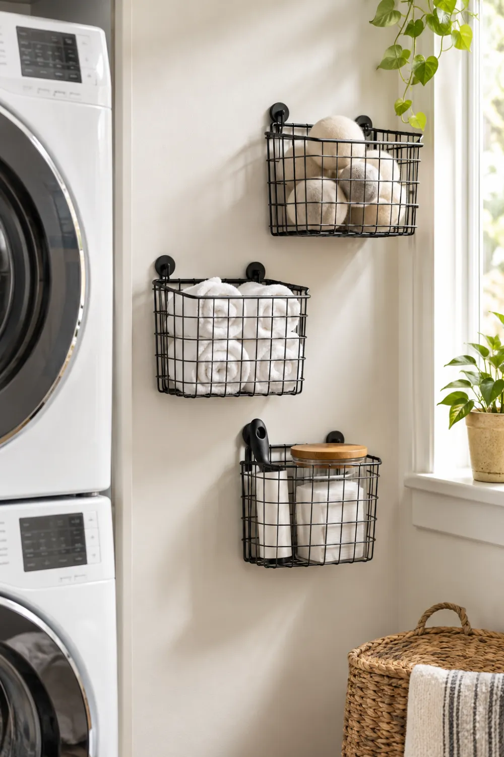 Wire Baskets Above