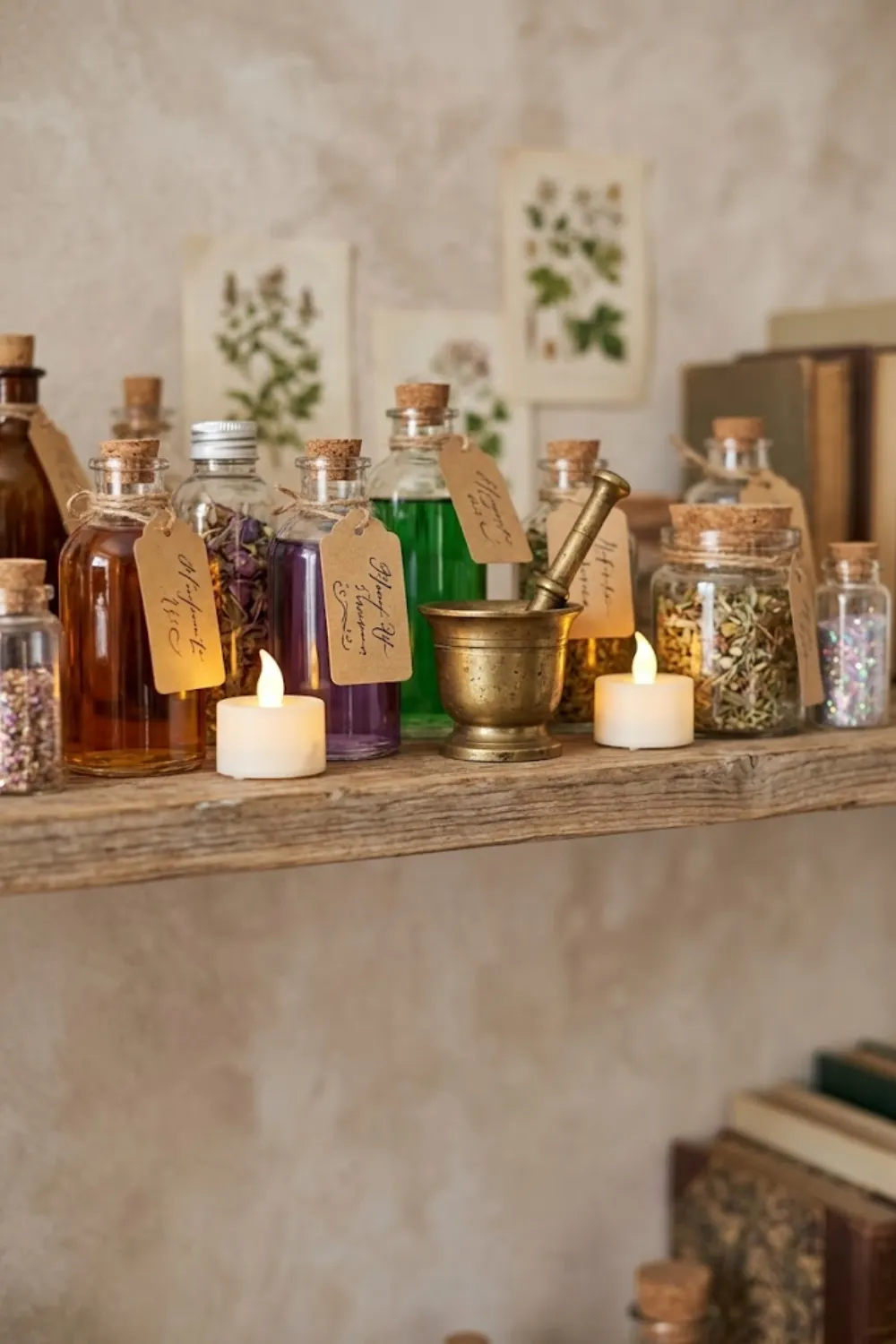 Witchy Potion Shelf