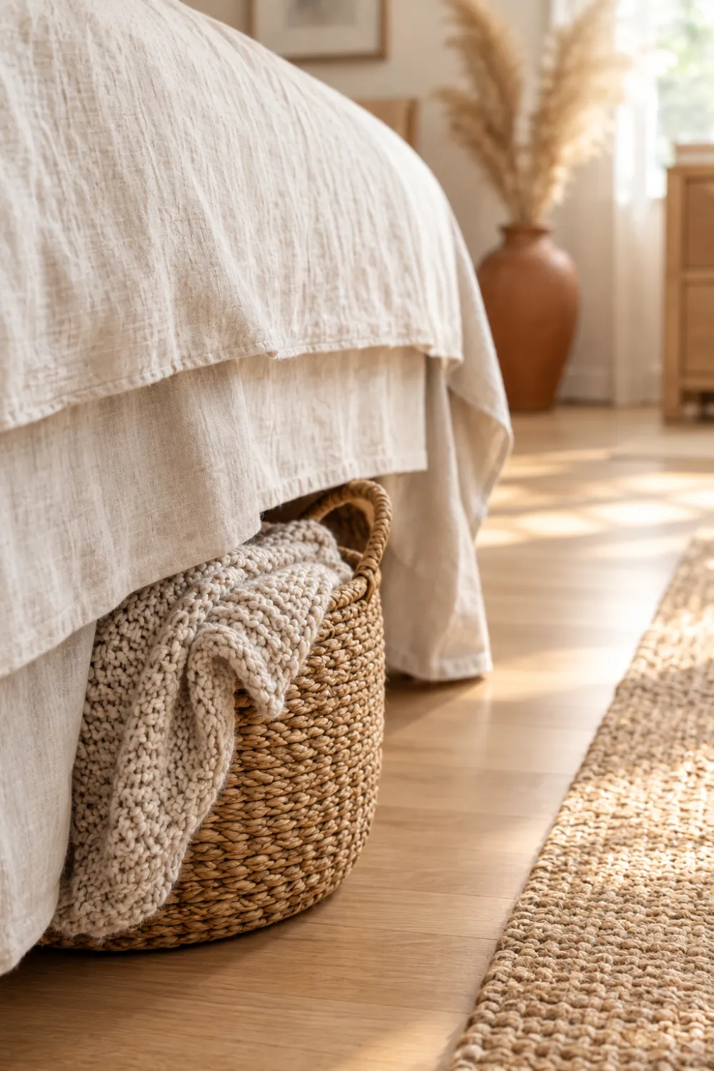 Woven Baskets with Handles