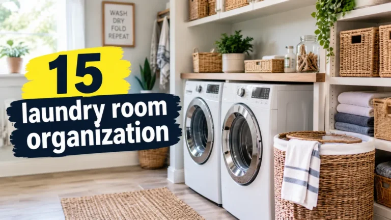 laundry room organization